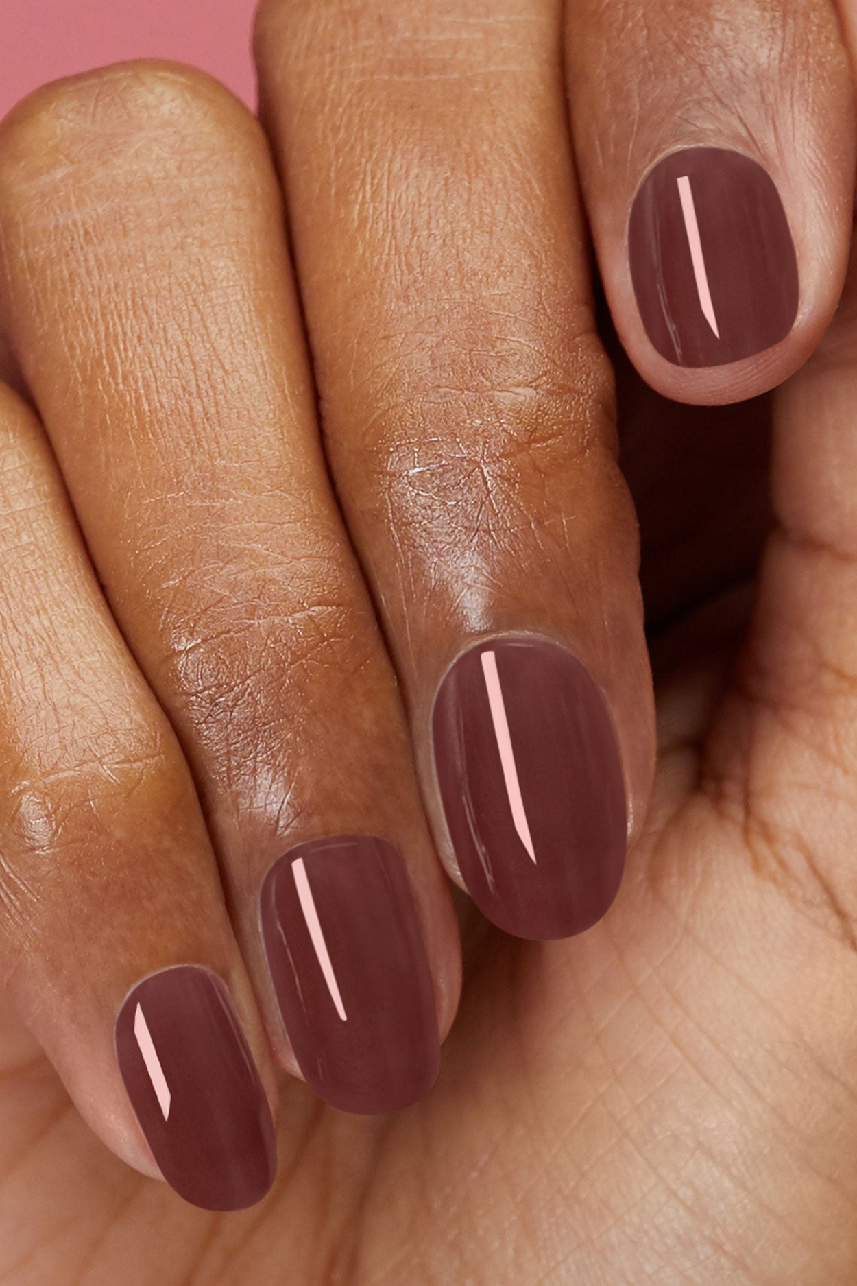Chocolate brown gel nails 🍫 | Gel nails, Gel nail colors, Acrylic nail  shapes
